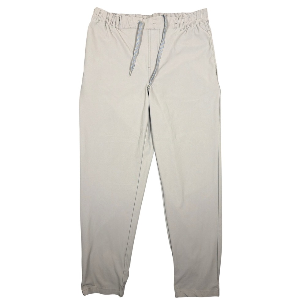 Birdie Bound Mens Performance Jogger Pants Gray Stretch Elastic Waist‎ Size L